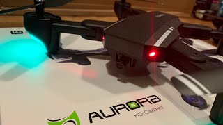 Aurora Q39 Foldable WIFI Mavic Clone Drone Toy Grade Quadcopter 1st Look Unboxing
