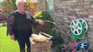 Oklahoma woman warns of squatter issues after being locked out of her home