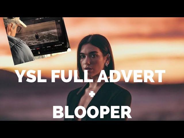 LIBRE by YVES SAINT LAURENT - Dua Lipa - 2 Sided Ad - 2021 Print Ad