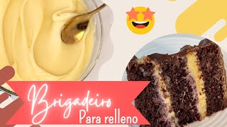 Crema Brigadeiro para relleno ESPECTACULAR y facil.