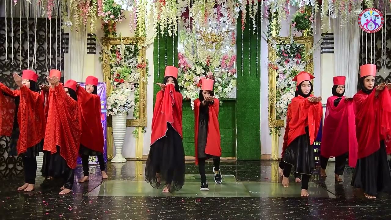 #tps Noor e azal Sufi song children performance the paradise school system 