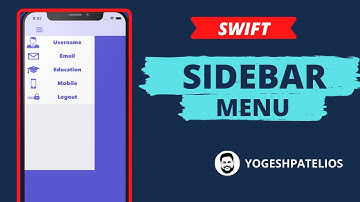 Swift 4 & Xcode 9 :- How To Create SideBar(Slide Out) Menu Without Using ThirdParty in iOS Hindi.
