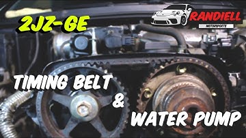 LEXUS IS300 2JZ-GE WATER PUMP AND TIMING BELT REPLACEMENT