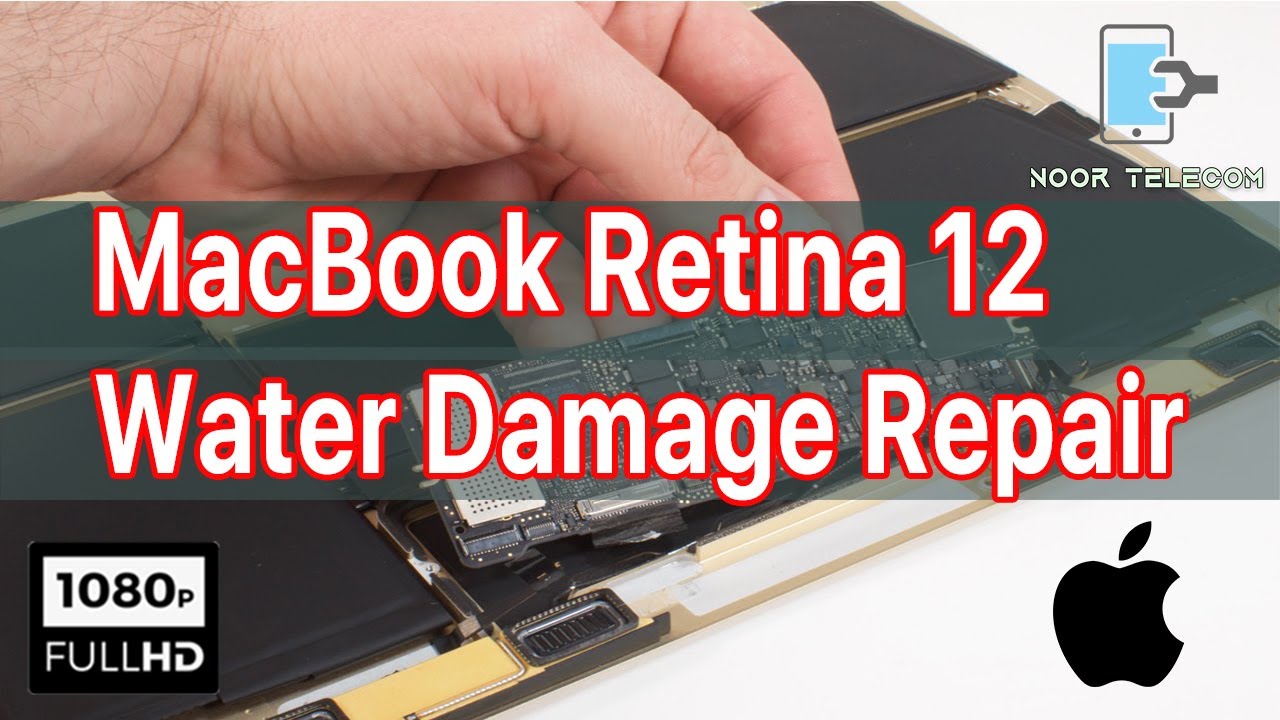 Apple Mac book retina 12 water damage repair | MacBook Retina 12 A1534 ...