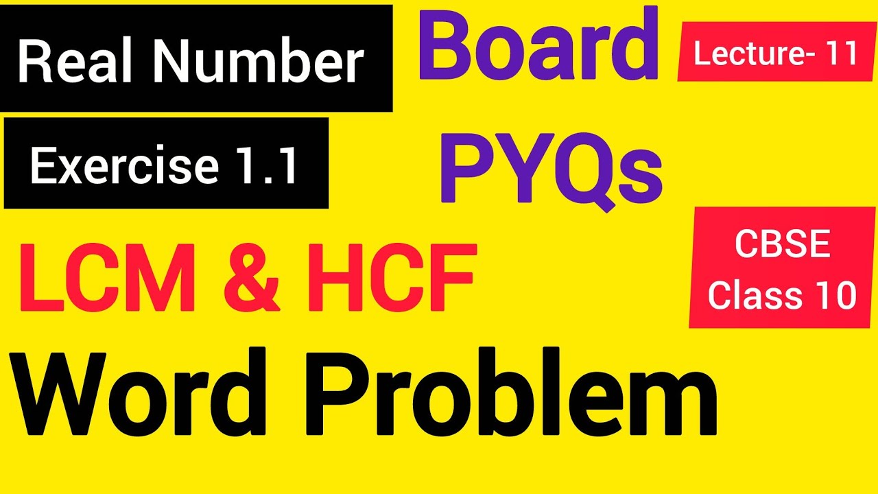 Lecture 11- Word Problem_ HCF & LCM