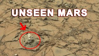Planet Mars Surface Close Up: Unseen and Strange