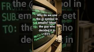 Moments in Tech History 0xD First Network Email #tech #history #email #computer #networking