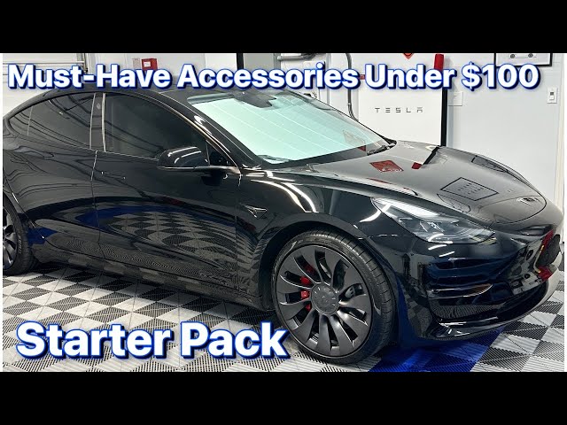 Tesla Model 3 / Y Essential Accessories Starter Bundle - T Sportline - Tesla  Model S, 3, X & Y Accessories