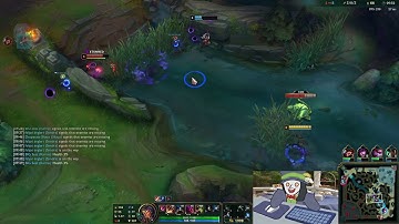 Shaco Q to block Skillshot for Teammate