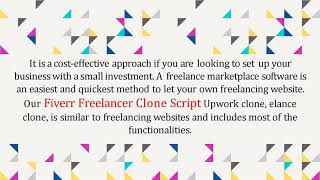 Best Fiverr Freelancer Clone Script - Readymade Clone Script