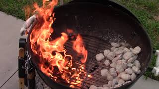 How to light Charcoal 3  Different Ways:  Easy Light Bag, Lighter Fluid, or Charcoal Chimney