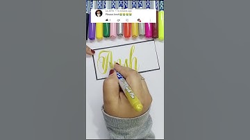 Ansh 🥰 name calligraphy ||doms brush pen calligraphy || calligraphy name writing/WhatsApp status💕