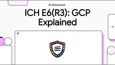 1.1 GCP Summary, Structure of Documents & Core Quality Concepts