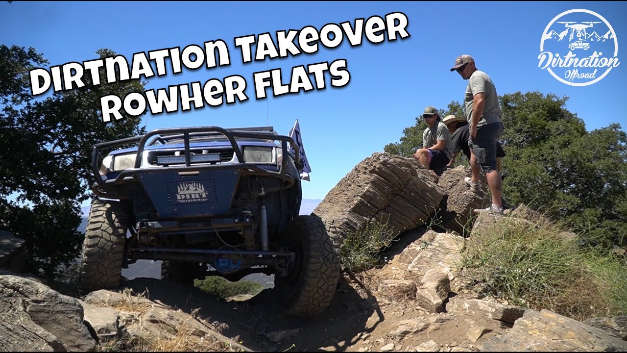 Stick Shift+Steep Hills=Sketchy! Dirtnation Takeover Rowher Flats OHV!