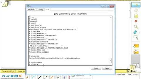 cisco ios cli initial, basic configuration
