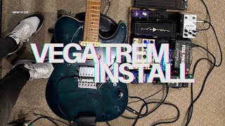 THE VEGATREM VT 1 INSTALL ON MY GUITAR #andredinuth VLOG