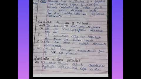 #ncertsolutions#cbseclass10 #class10#computerscience#digital documentation#mswordtutorial Q.ansEx.#2