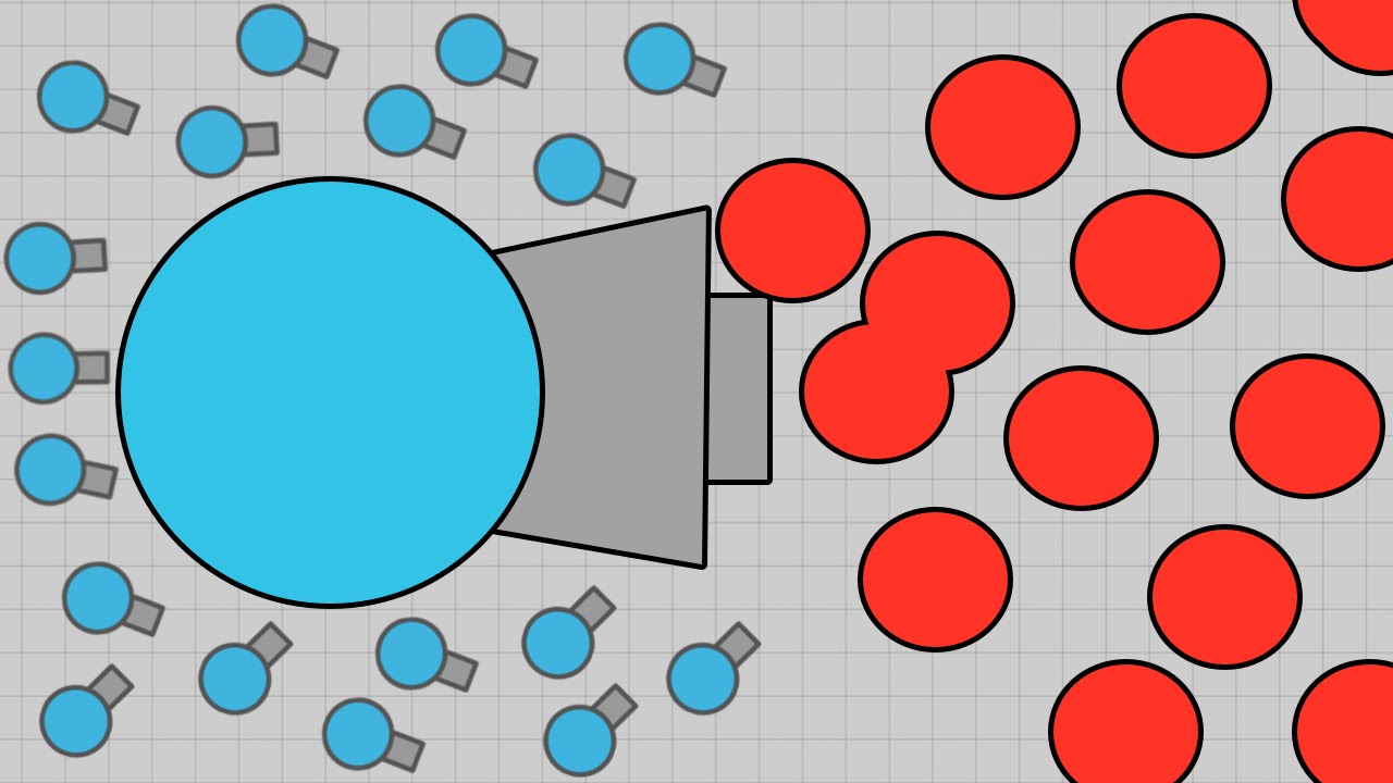 NEW TANK! HYBRID MAX LEVEL UPDATE! - Diep.io Game (New Slither.io