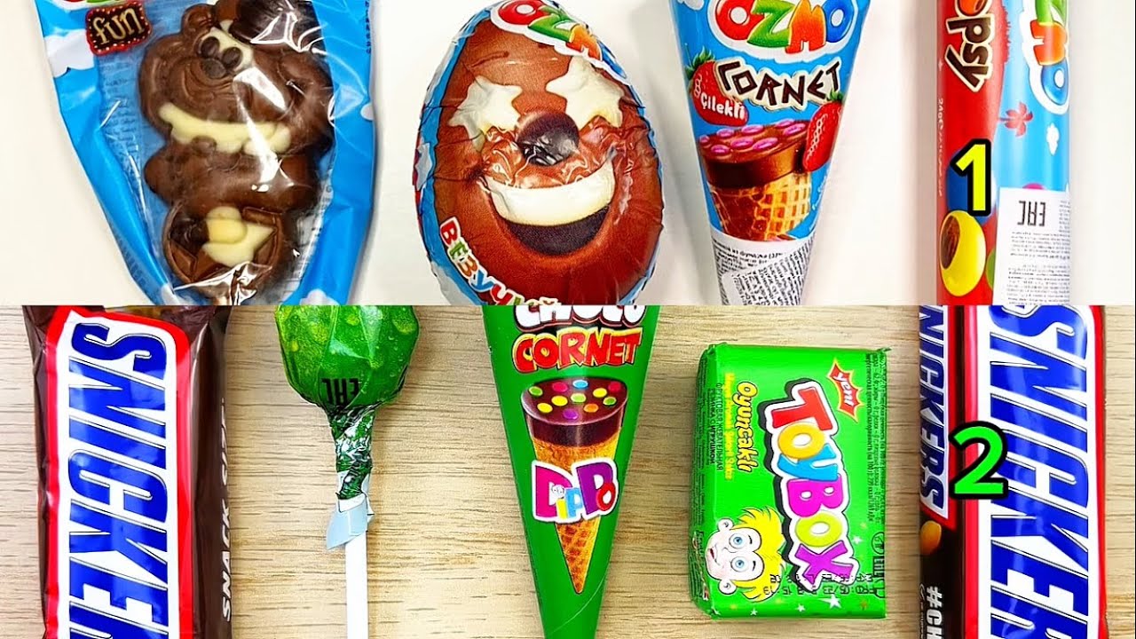 🍭 ASMR Candy Battle 🍫 Snickers vs OZMO — Which Sounds Better? 🤤