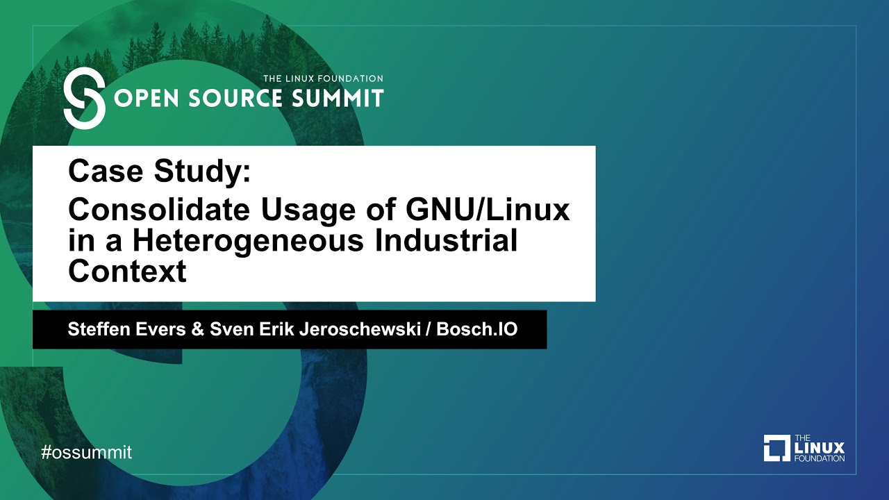 Case Study: Consolidate Usage of GNU/Linux in a Heterogeneous Industrial Context