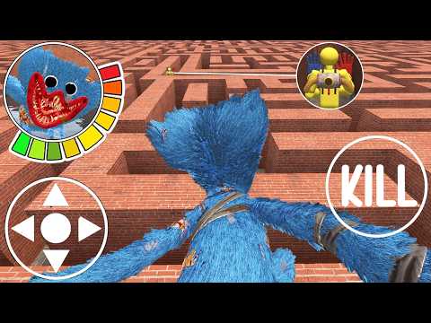 I BECAME HUGGY WUGGY IN THE MAZE!? | GARRY'S MOD | POPPY PLAYTIME CHAPTER 5