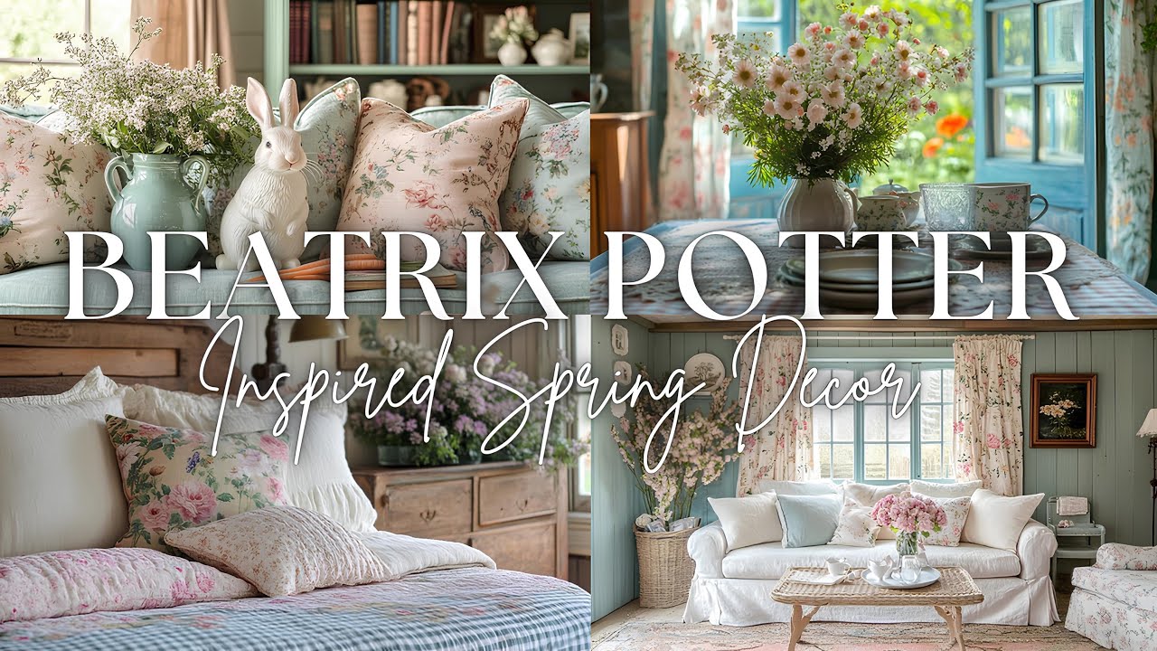 Если Беатрикс Поттер создала весенний дом — преобразите свое пространство в стиле ее уютного котт...