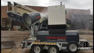 Dust Cannon -Screenmasters S45T Trailer Mounted Dust Cannon