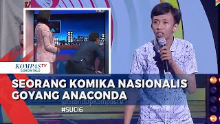 Fajar: Seorang Komika Nasionalis Goyang Anaconda! | SUCI 6 Show 8