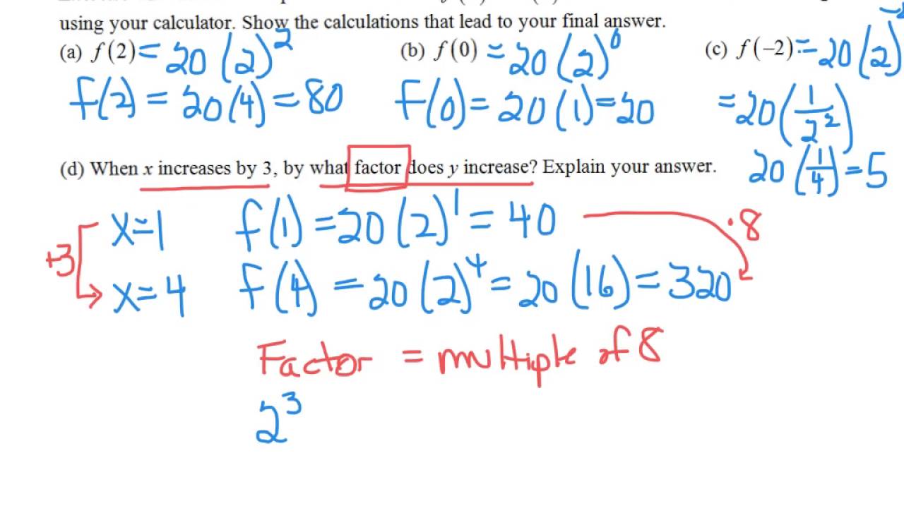 A2 CC Unit 3 Lesson 1 Integer Exponents - YouTube