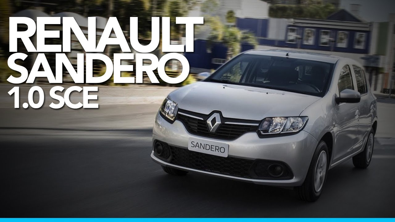 Renault Sandero 1.0 SCe (3 cilindros) Teste Brasil YouTube