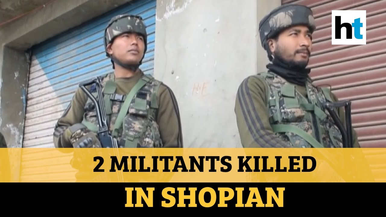 Watch: 2 militants killed in Shopian encounter; identification process underway
