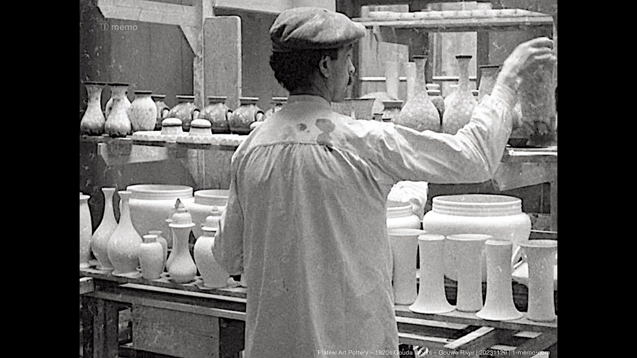 Plateel Art Pottery – 1920s Gouda Works – Gouwe River | 20231129