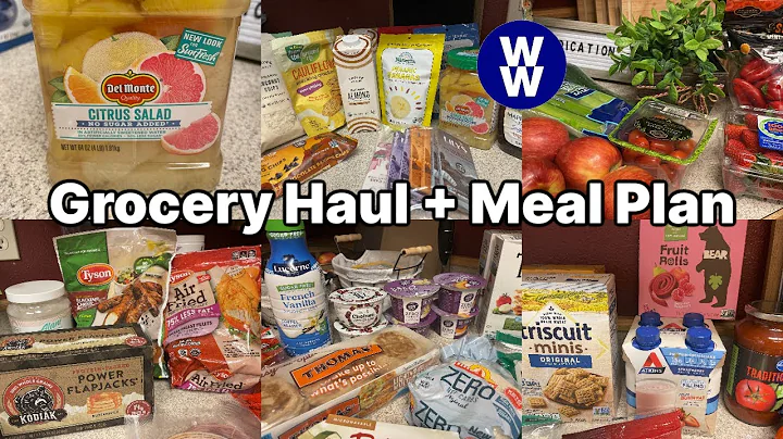 NEW FOOD FINDS! Big Weekly Grocery Haul + Meal Plan | WW Points | Journey to Healthy