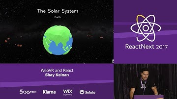 Shay Keinan: WebVR and React — ReactNext 2017