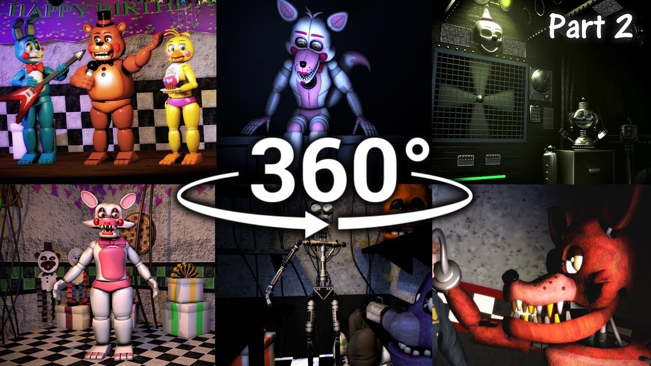 360° Five Nights at Freddy's Show - Remastered [SFM] (VR Compatible) 
