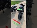 Yamaha 1000cc vs Kawasaki 600cc
