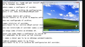 Como instalar un servidor DHCP en un UBUNTU SERVER 720p