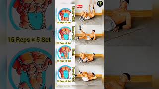 “Get Killer 6-Pack Abs at Home in Just 15 Reps!”#AbsWorkout #HomeFitness #SixPackChallenge