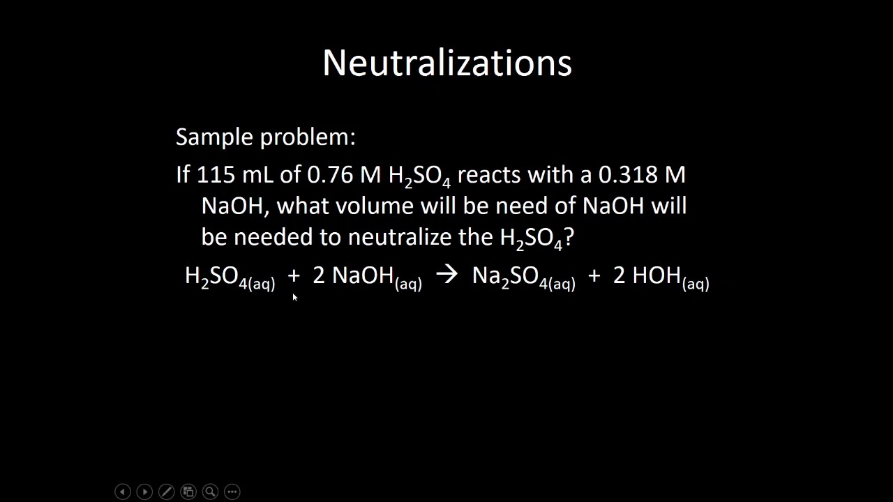 Neutralization Notes - YouTube