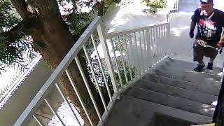 Package Thief caught Stealing OnTrac Mail Package on Camera
