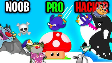 Noob VS Pro VS Hacker In Bounce master | Oggy and The Cockroaches
