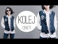 KOLEJ CEKETİ NASIL DİKİLİR? | DIY | Sew Varsity Jacket