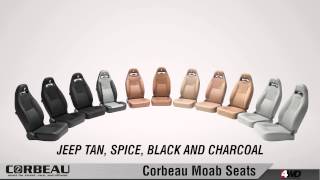 Player Profile Moab Jeep Seats - Corbeau - Fits 1976 to 1995 YJ Wrangler and CJ - Jeep Seats