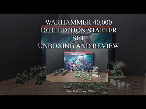 before armageddon: wh40k 10th edition starter set unboxing and review