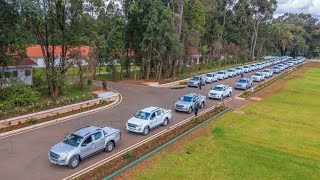 Isuzu East Africa Wins Big!  Lands Mega 47 DMAX-County Vehicle Deal,Ruto Hands Over Isuzu DMAX Fleet