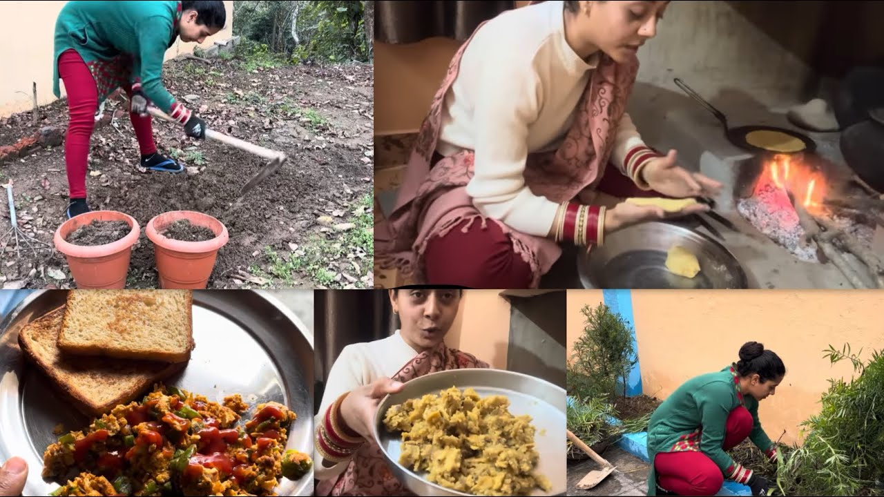 Slow Living || Garden To Kitchen || My Peaceful Day at Sasural 