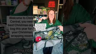 You need a Christmas organiser bag this Christmas to hold all of your gift wrapping essentials in so