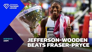 Melissa Jefferson-Wooden Beats Fraser-Pryce And Richardson In Brussels - Wanda Diamond League 2025