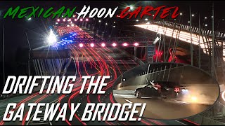 MHC Drifting the Gateway Bridge! XR6 TURBO Illegal Street Drifts