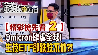 精彩搶先看2【錢線百分百】20220117《Omicron肆虐全球! 三檔生技ETF卻跌跌不休! 比較持股權重找原因!》│非凡財經新聞│